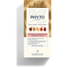 PHYTO (LABORATOIRE NATIVE IT.) Phyto Phytocolor Colorazione Permanente Tinta Numero 9.3 - Tinta capelli colore biondo chiarissimo dorato