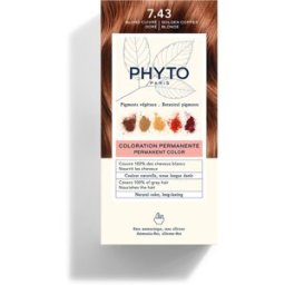 PHYTO (LABORATOIRE NATIVE IT.) Phyto Phytocolor Colorazione Permanente Tinta Numero 7.43 - Tinta capelli colore biondo ramato dorato