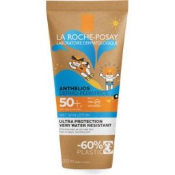 LA ROCHE POSAY-PHAS (L'Oreal) Anthelios Dermo Pediatrics Gel Pelle Bagnata SPF50+ - Protezione solare corpo molto alta per bambini e per pelle bagnata - 200 ml