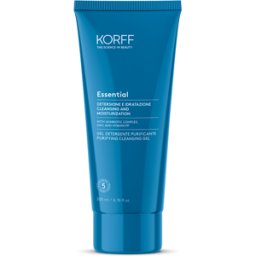 KORFF Srl Korff Essential Gel Detergente Purificante - Adatto per la detersione di pelli miste e grasse - 200 ml