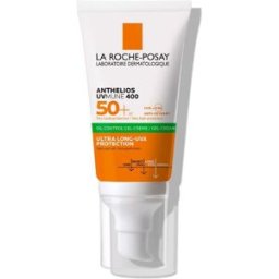 LA ROCHE POSAY-PHAS (L'Oreal) Anthelios XL Gel-Crema Tocco Secco Anti-Lucidità senza Profumo SPF 50+ Protezione Solare Molto Alta 50 ml