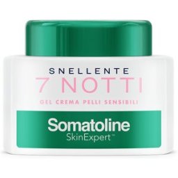 OLYOS ITALIA Srl Somatoline Snellente 7 Notti Gel Crema per Pelli Sensibili - Crema corpo anti cellulite intensiva - 400 ml
