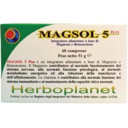 HERBOPLANET Srl MAGSOL 5 Plus 60 Compresse