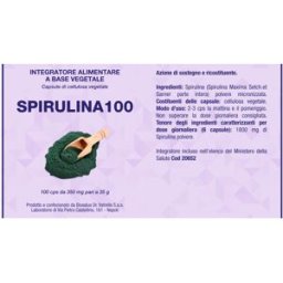 BIOSALUS di Vatrella A. Sas SPIRULINA 100 100 Capsule BIOSALUS