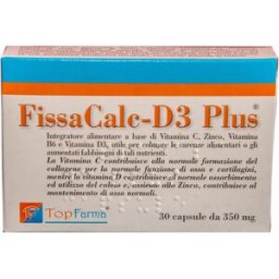 TOP GROUP Srl FISSACALC-D3 Plus 30 Capsule 350mg