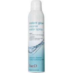 HCS Srl FaceD Instant Glow Micellar Water Spray - Acqua micellare struccante viso e occhi - 400 ml