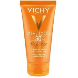 VICHY (L'Oreal Italia SpA) Vichy Ideal Soleil Crema viso Vellutata SPF50+ - Protezione solare molto alta - 50 ml