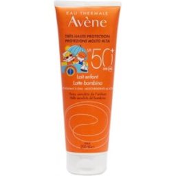 AVENE (Pierre Fabre It. SpA) Eau Thermale Avene Latte corpo Solare Bambini SPF 50+ - Protezione solare molto alta per bambini - 250 ml