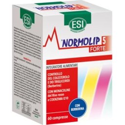 ESI Srl Esi Normolip 5 Forte - Integratore alimentare per il controllo del colesterolo - 60 compresse