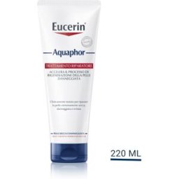 BEIERSDORF SPA Eucerin Aquaphor Trattamento Riparatore - Crema viso e corpo per pelle secca e danneggiata - 220 ml