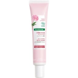 KLORANE (Pierre Fabre It. SpA) Klorane Crema Ricca Lenitiva alla Peonia Bio - Crema viso per pelle secca e sensibile - 40 ml