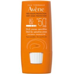 AVENE (Pierre Fabre It. SpA) Eau Thermale Avene Stick Zone Sensibili SPF 50+ - Protezione solare molto alta resistente all'acqua - 8 g
