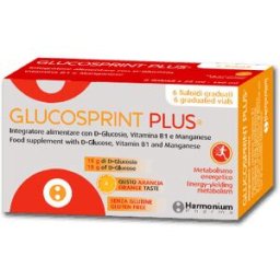 ADL FARMACEUTICI Srl GLUCOSPRINT Plus Arancia 6 Fialoidi