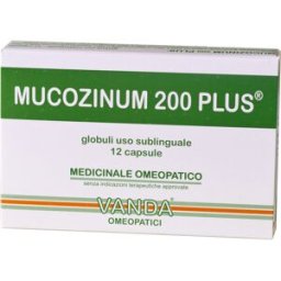 VANDA OMEOPATICI Srl MUCOZINUM 200 Plus 12Capsule VANDA