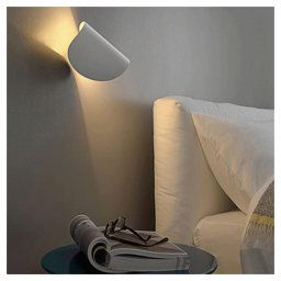 Trade Shop - Applique Da Parete Bianco In Metallo Lampada Attacco G9 Design Moderno Ip20 32750 -