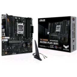 Asus Tuf Gaming A620m-Plus Wifi Amd A620 Presa Di Corrente Am5 Micro Atx Ddr5 Pcie 4.0 2 Slot M.2 Q-Latch Ethernet Realtek 2.5gb Wi-Fi 6 2 Displayport Hdmi Usb 3.2 Gen 1 E Type-C Bios Flashback Aura Sync