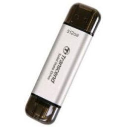 Transcend Esd310 Ssd Esterno 512gb Usb A E Usb-C 3.2 Gen 2 (3.1 Gen 2) 10 Gbit/s Argento