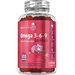 maxmedix Omega 3 6 9 per bambini -120 gommine per cuore cervello e occhi