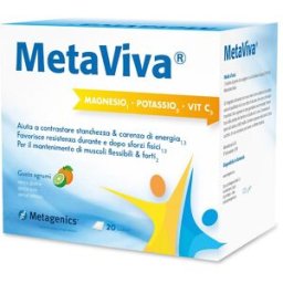 METAGENICS BELGIUM BVBA METAVIVA MAGNESIO POTASSIO VITAMINA C 20 BUSTINE
