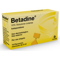 COOPER CONSUMER HEALTH BV BETADINE*soluz cutanea 10 flaconcini monouso 5 ml 10%