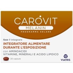 MEDA PHARMA SPA CAROVIT MELANIN SOLARE 20CPS