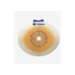 COLOPLAST SPA PLACCA PER ILEOSTOMIA E COLOSTOMIA SISTEMA A 2 PEZZI SENSURACLICK FORO RITAGLIABILE 10-45MM FLANGIA 50MM 5 PEZZI