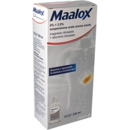 GMM FARMA SRL MAALOX*orale sosp 250 ml 4% + 3,5% aroma menta