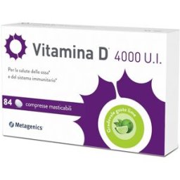 METAGENICS BELGIUM BVBA VITAMINA D 4000UI 84 COMPRESSE