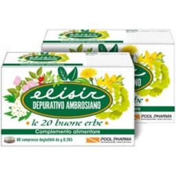 POOL-PHARMA ELISIR DEPURATIVO AMBROSIANO 80 COMPRESSE 21,20 G