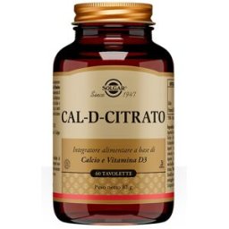 SOLGAR ITALIA CAL D CITRATO 60 TAVOLETTE