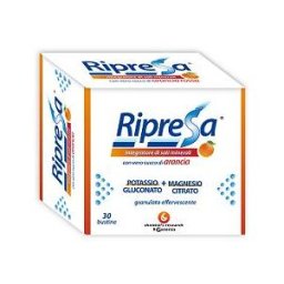 CHEMIST'S RESEARCH SRL RIPRESA 30BUST 10G INTEGRATORE ALIMENTARE DI MAGNESIO E POTASSIO BUSTINE EFFERVESCENTI UTILE NEGLI STATI DI STANCHEZZA