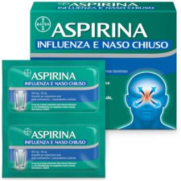 BAYER SPA ASPIRINA INFLUENZA E NASO CHIUSO*orale 10 bust 500 mg + 30 mg