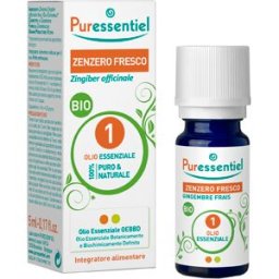 PURESSENTIEL ITALIA SRL PURESSENTIEL ZENZERO FRESCO OLIO ESSENZIALE BIO 5 ML