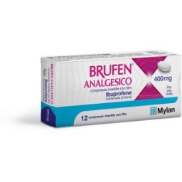 MYLAN SPA BRUFEN ANALGESICO*12 cpr riv 400 mg