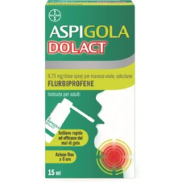 BAYER SPA ASPIGOLADOLACT*spray mucosa orale 15 ml 8,75 mg/dose