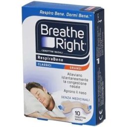 E.FA.S. SPA CEROTTI NASALI BREATH RIGHT CLASSICI GRANDI 10 PEZZI
