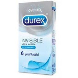 RECKITT BENCKISER DUREX INVISIBLE PROFILATTICO 6 PEZZI