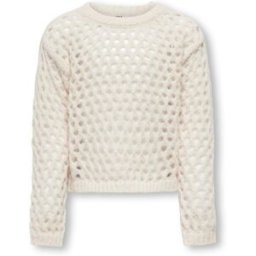 Only Maglia panna traforata all-over