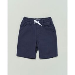 Timberland Bermuda blu in cotone stretch con coulisse 9-18 mesi