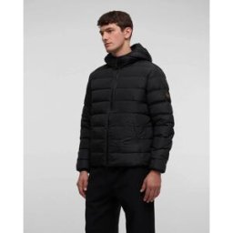 Refrigiwear Piumino Keid Jacket nero con cappuccio