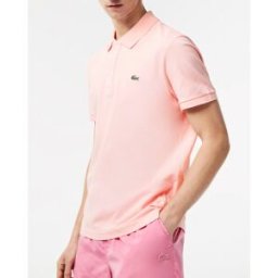 Lacoste Polo rosa slim fit PH4012 in petit piqué
