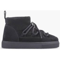 Inuikii Boot Classic Sneaker Low nero in pelle scamociata e interno in montone