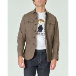 My Stuff Field jacket verde militare in gabardina di cotone