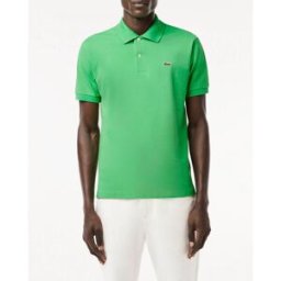 Lacoste Polo verde mela classic fit L.12.12 in petit piqué