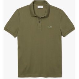 Lacoste Polo verde militare slim fit PH4012 in petit piqué