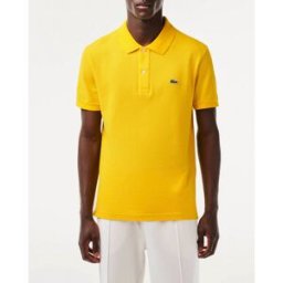 Lacoste Polo giallo acceso slim fit PH4012 in petit piqué