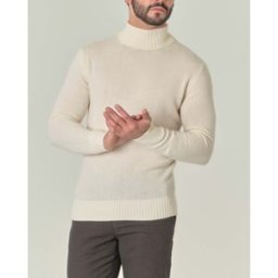 Priority House Dolcevita bianco in lana sulla finezza 7