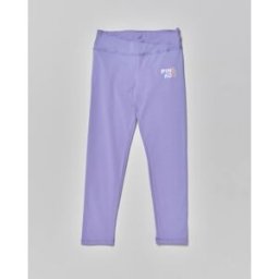 Pinko Leggins color glicine in cotone con logo multicolor S-XL