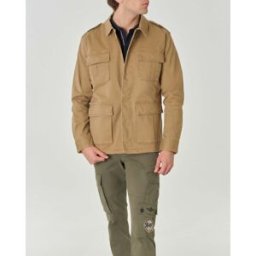 Priority House Field Jacket sabbia in cotone stretch