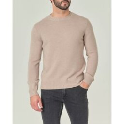 Rodolfo Pellizzari Maglia beige in misto lana e cachemire finezza 7